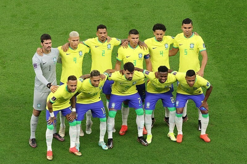 La formación de Brasil en el Mundial 2022