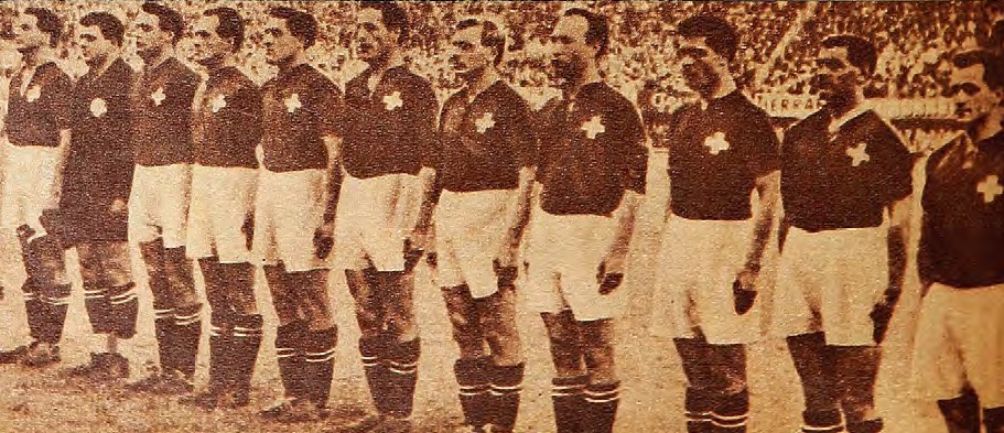 La selección de Suiza en el Mundial de 1954